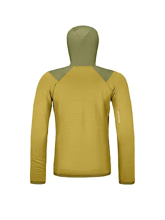 ORTOVOX | Chaqueta polar con capucha Grid para hombre | olive